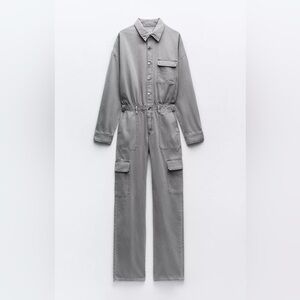 Zara Light Gray Jumpsuit